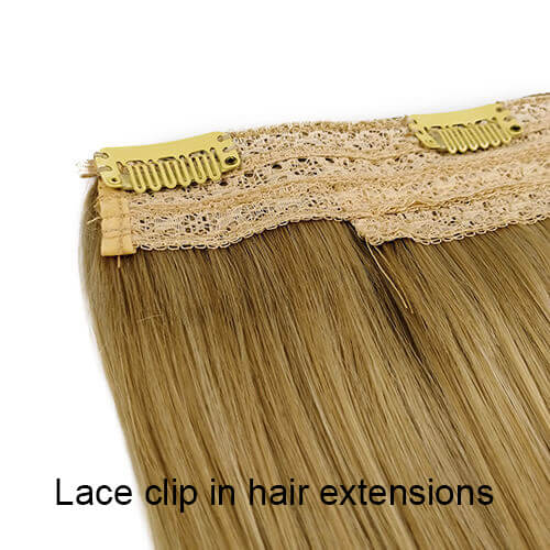Difference between lace clip in & Seamless clip in hair extensions.
