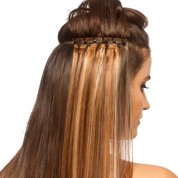 Pre Beaded Weft Hair Extensions | Wholesale Jiffy hair factory display picture 1